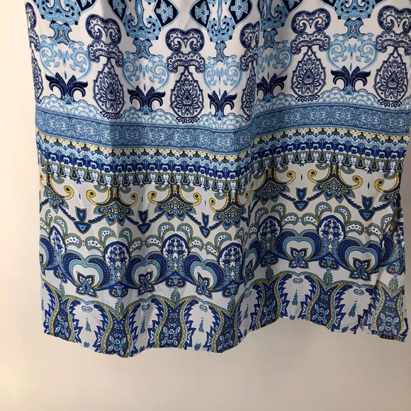NWT Adrianna Papell 12P Paisley Flowy Summer Dress - Picture 6 of 15